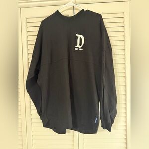 Disney Black Spirit Jersey Disneyland Resort Crewneck Sweater